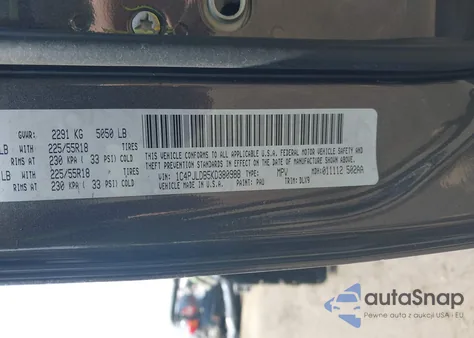 2019 Jeep Cherokee Limited from USA, damaged, VIN 1C4PJLDB5KD380988